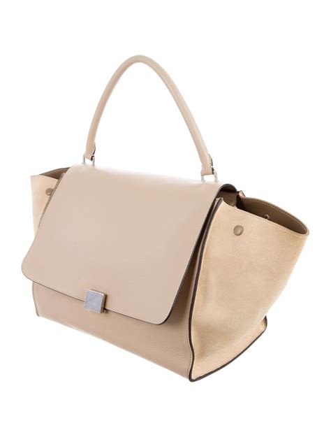 celine large trapeze handbag|Celine shopper bag.